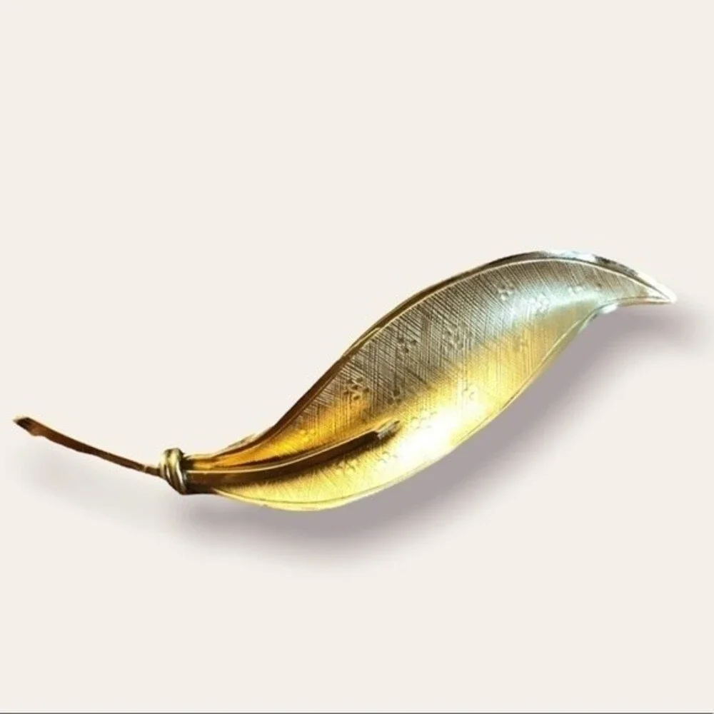 Vintage Brooch 14K Gold Fill Wells Calla Lily Pin